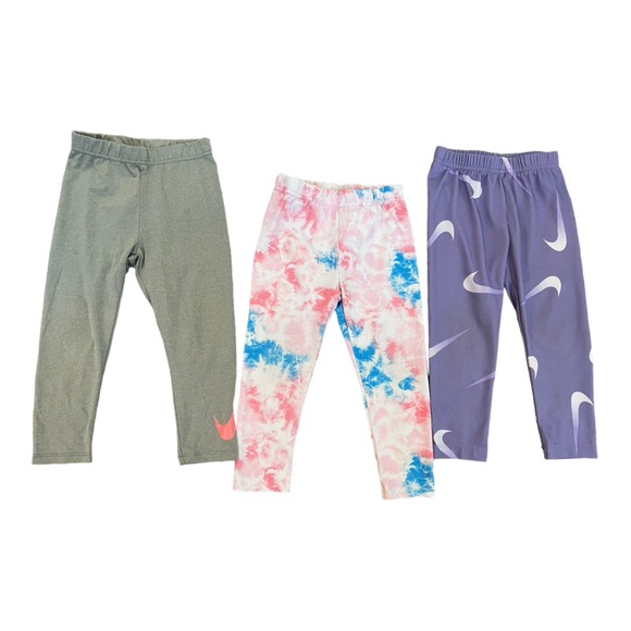 Nike Other - EUC Nike Bundle of 3 Toddler Girls Dri-Fit Pants Leggings 3T